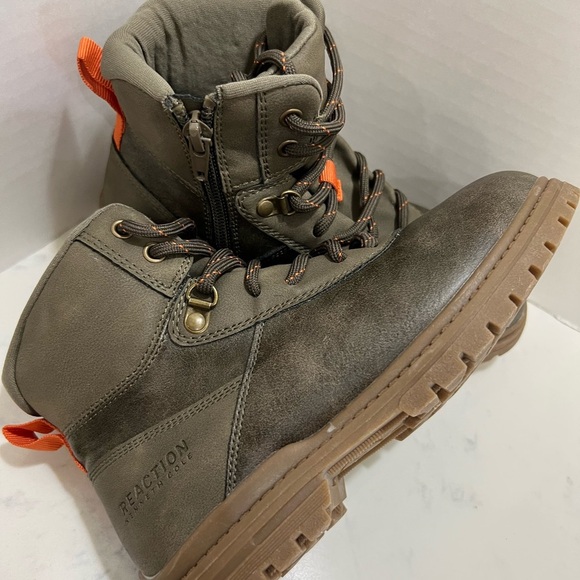 Kenneth Cole Urban Brown and Orange Boots - Picture 3 of 14